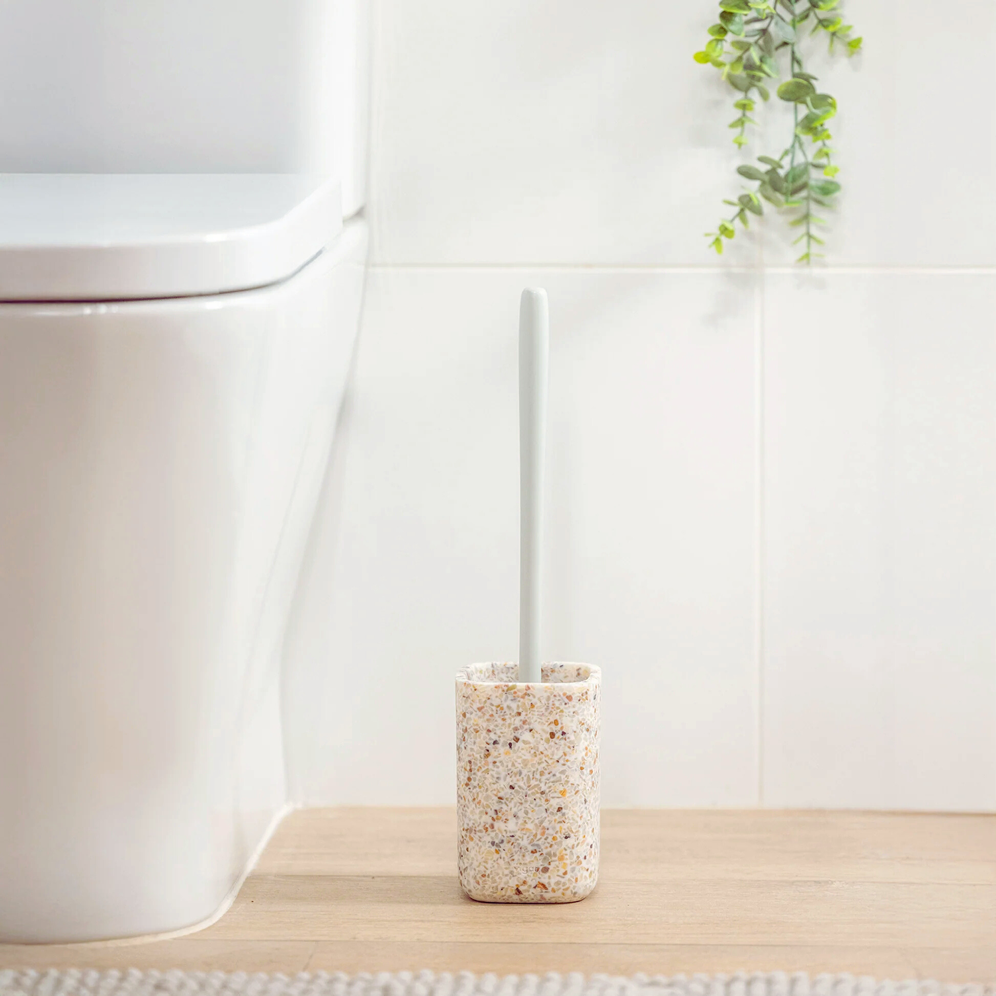 SET ESCOBILLERO WC ZENSE TERRAZO 2